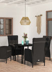 4 / 80 cm tafellengte / Zwart