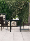 2 / 80 cm tafellengte / Bruin en zwart