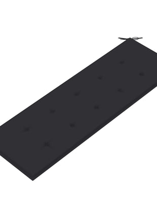 Bankje Batavia Met Kleurig Kussen Teakhout Antraciet