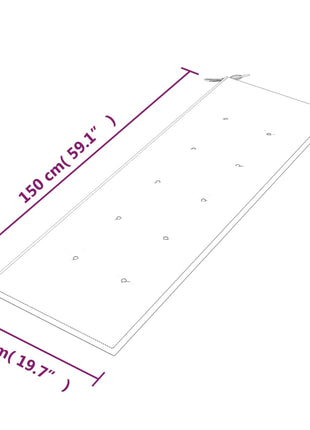 Bankje Batavia Met Kleurig Kussen Teakhout Antraciet