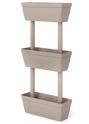 Plantenbakken 6 st 100 cm taupe