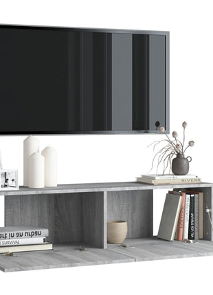 Tv-Wandmeubel 120X30X30 Cm Bewerkt Hout Eiken