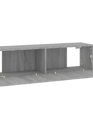 Tv-Wandmeubel 120X30X30 Cm Bewerkt Hout Eiken