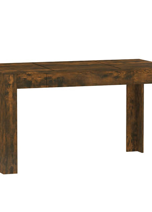 Eettafel 140x74,5x76 cm bewerkt hout gerookt eikenkleurig