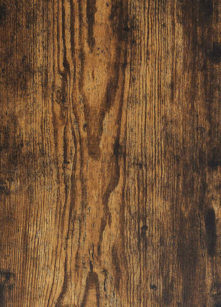 Eettafel 140x74,5x76 cm bewerkt hout gerookt eikenkleurig