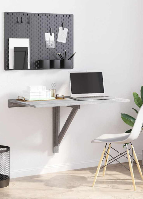 Wandtafel Inklapbaar 100X60X56 Cm Bewerkt Hout