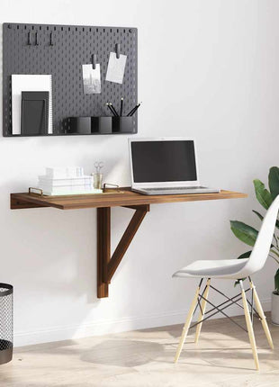 Wandtafel Inklapbaar 100X60X56 Cm Bewerkt Hout