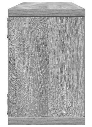 Wandschappen Kubus 60X15X23 Cm Bewerkt Hout
