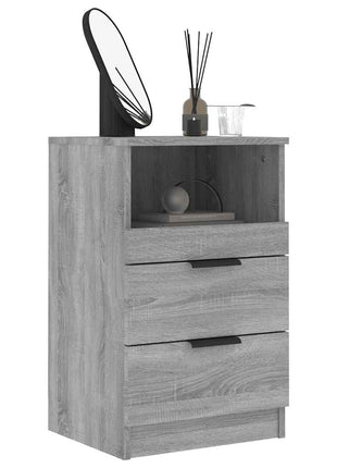 Nachtkastjes Bewerkt Hout Eikenkleurig