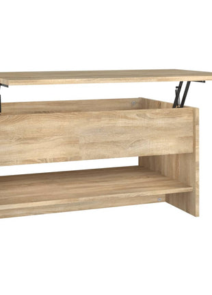 Salontafel 80X50X40 Cm Bewerkt Hout Kleurig