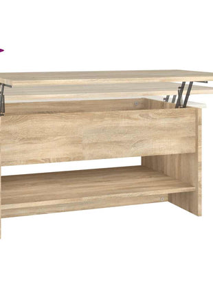 Salontafel 80X50X40 Cm Bewerkt Hout Kleurig