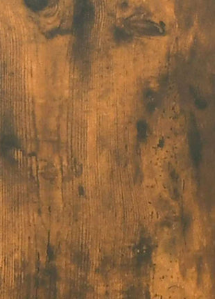 Badkamerkast 60x33x60 cm bewerkt hout gerookt eikenkleurig