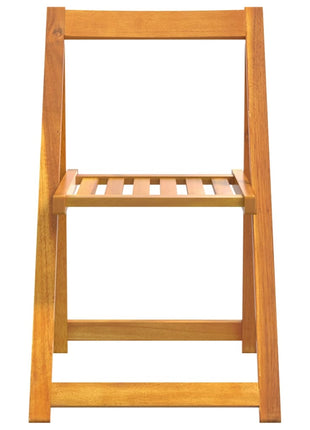 Tuinstoelen 8 st inklapbaar massief acaciahout