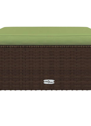 7-Delige Loungeset Met Kussens Poly Rattan