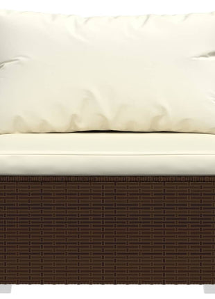 6-Delige Loungeset Met Kussens Poly Rattan
