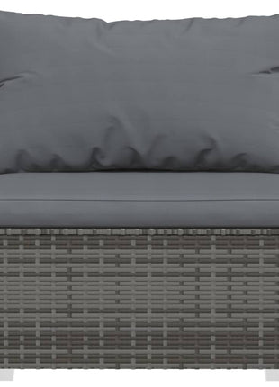 7-Delige Loungeset Met Kussens Poly Rattan