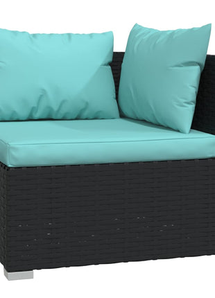 6-Delige Loungeset Met Kussens Poly Rattan