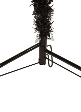 Kunstkerstboom Half Met Standaard Smal Zwart