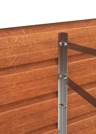 Plantenbak verhoogd 240x80x45 cm cortenstaal roestig