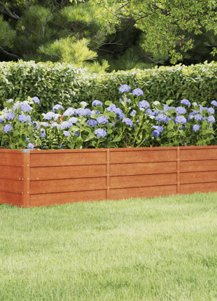 Plantenbak verhoogd 240x80x45 cm cortenstaal roestig