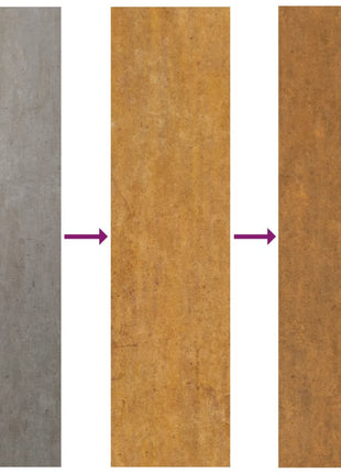 Plantenbak verhoogd 291x50x36 cm cortenstaal