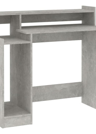 Bureau Met Led-Verlichting 97X45X90 Cm Bewerkt Hout