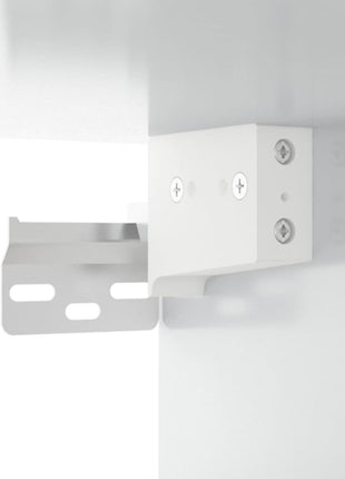 Badkamerkast wandgemonteerd 32x20x67 cm hoogglans wit