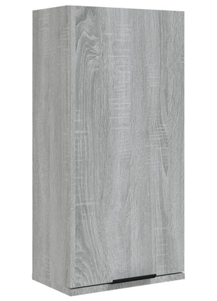 Badkamerkast wandgemonteerd 32x20x67 cm grijs sonoma eikenkleur