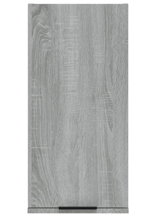 Badkamerkast wandgemonteerd 32x20x67 cm grijs sonoma eikenkleur