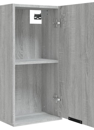Badkamerkast wandgemonteerd 32x20x67 cm grijs sonoma eikenkleur