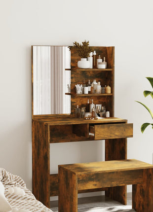Kaptafel Met Spiegel 74,5X40X141 Cm