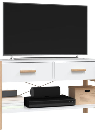 Tv-Meubel 82X38X45 Cm Bewerkt Hout