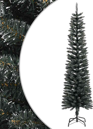 Kunstkerstboom Met Standaard Smal Pvc Groen
