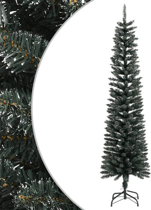 Kunstkerstboom Met Standaard Smal Pvc Groen