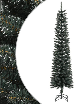Kunstkerstboom Met Standaard Smal Pvc Groen