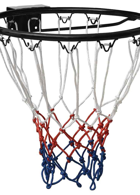Basketbalring 39 cm staal zwart