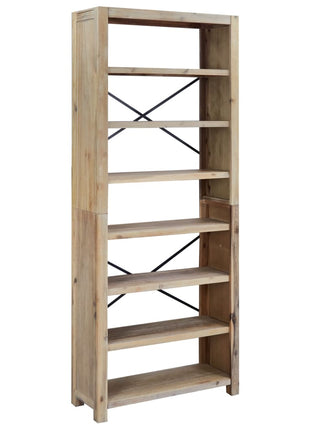 Boekenkast Met 7 Schappen 80X30X Massief Acaciahout