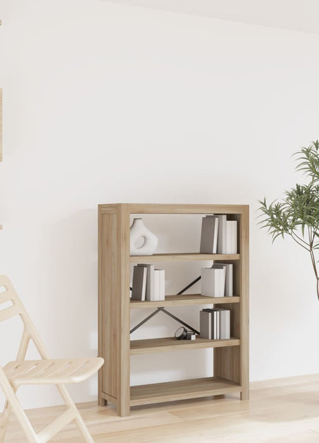 Boekenkast Met 7 Schappen 80X30X Massief Acaciahout