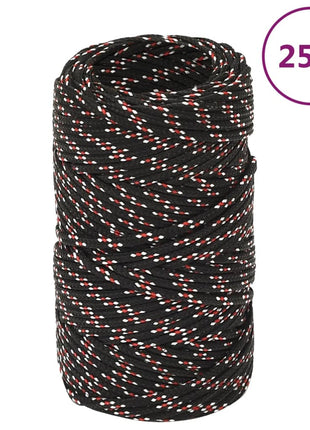 Boot Touw Polypropyleen Zwart En Rood