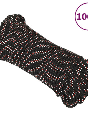 Boot Touw Polypropyleen Zwart En Rood