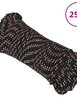 Boot Touw Polypropyleen Zwart En Rood