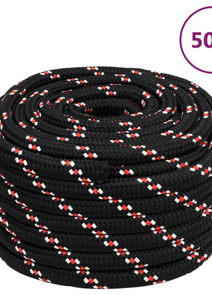 Boot Touw Polypropyleen Zwart En Rood