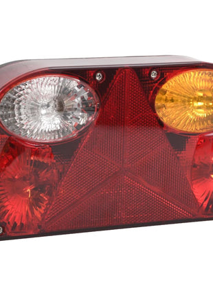 Aanhangerlampen 2 st klassiek peertje 12 V 23x6x13 cm rood