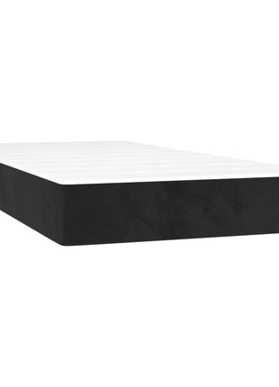 Pocketveringmatras 80X200X20 Cm Fluweel Zwart