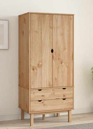 Kledingkast Otta 76,5X53X172 Cm Massief Grenenhout