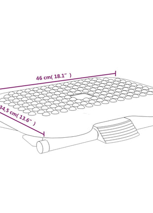 Voetensteun 46X34,5X11 Cm Zwart