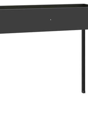 Plantenbak 100,5X40,5X90 Cm Gegalvaniseerd Staal Antracietkleur