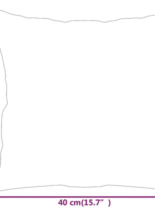 Sierkussens 2 St 40X40 Cm Kunstleer Kleurig