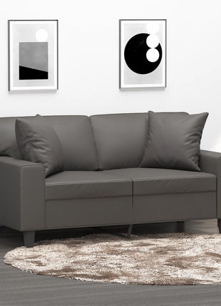 Sierkussens 2 St 40X40 Cm Kunstleer Kleurig