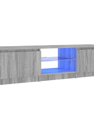 Tv-Meubel Met Led-Verlichting Eiken